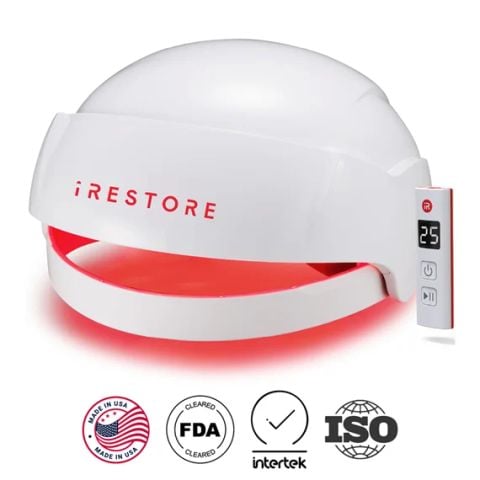 Máy trị rụng tóc iRESTORE Essential - giải pháp kích thích mọc tóc bằng ánh sáng đỏ tại nhà