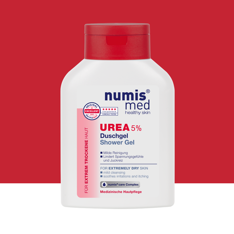 Gel tắm cho da khô vảy nến Numis Med Shower Gel Urea 5% 200ml