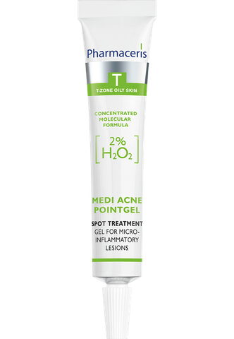 Gel chấm mụn giảm viêm sưng Pharmaceris 2% H2O2 Medi acne point gel 10ml