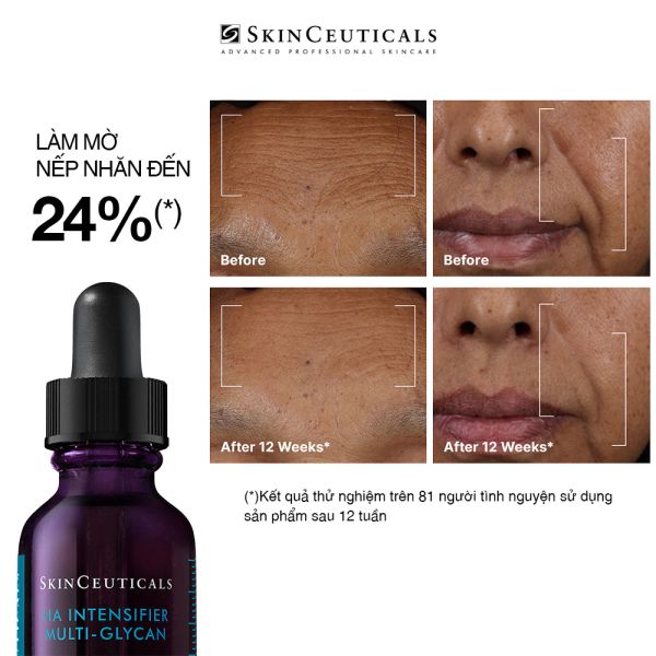 SkinCeuticals HA Intensifier Multi-Glycan 15ml - Serum cấp ẩm đa tầng và tăng sinh HA nội sinh