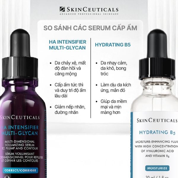 SkinCeuticals HA Intensifier Multi-Glycan 15ml - Serum cấp ẩm đa tầng và tăng sinh HA nội sinh