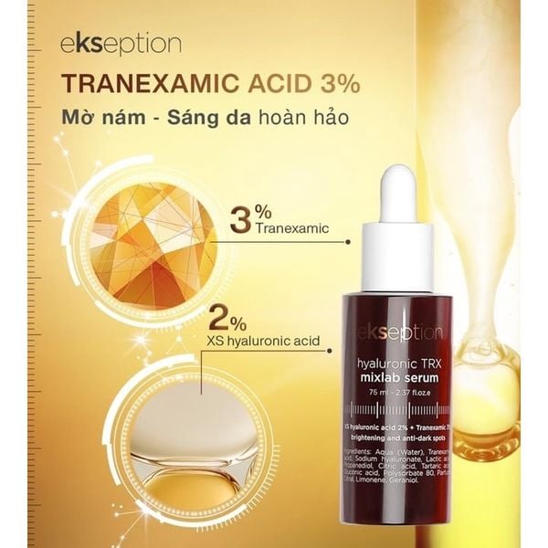Serum trị nám da Ekseption Hyaluronic TRX 75ml