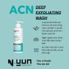 Gel rửa mặt ngăn ngừa mụn cho da dầu mụn YUN ACN deep exfoliating face wash 150ml