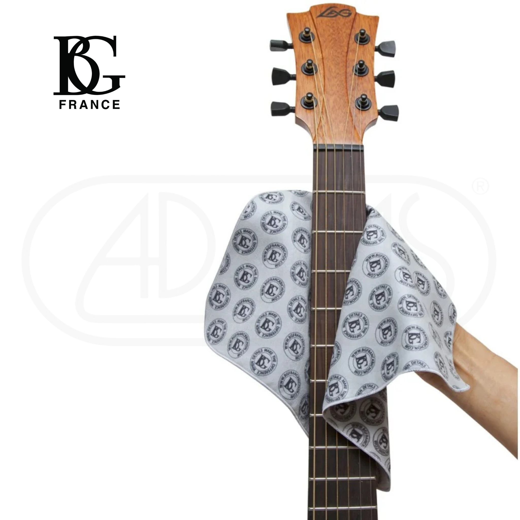  Khăn lau nhạc cụ Microfiber đa năng cao cấp cỡ nhỏ - BG France UNIVERSAL CARE CLOTH - STANDARS SIZE A62 