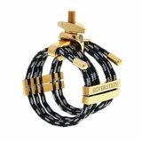  Ligature Saxophone Medium Silverstein CRY04 Gold Gen.5 Q03A 