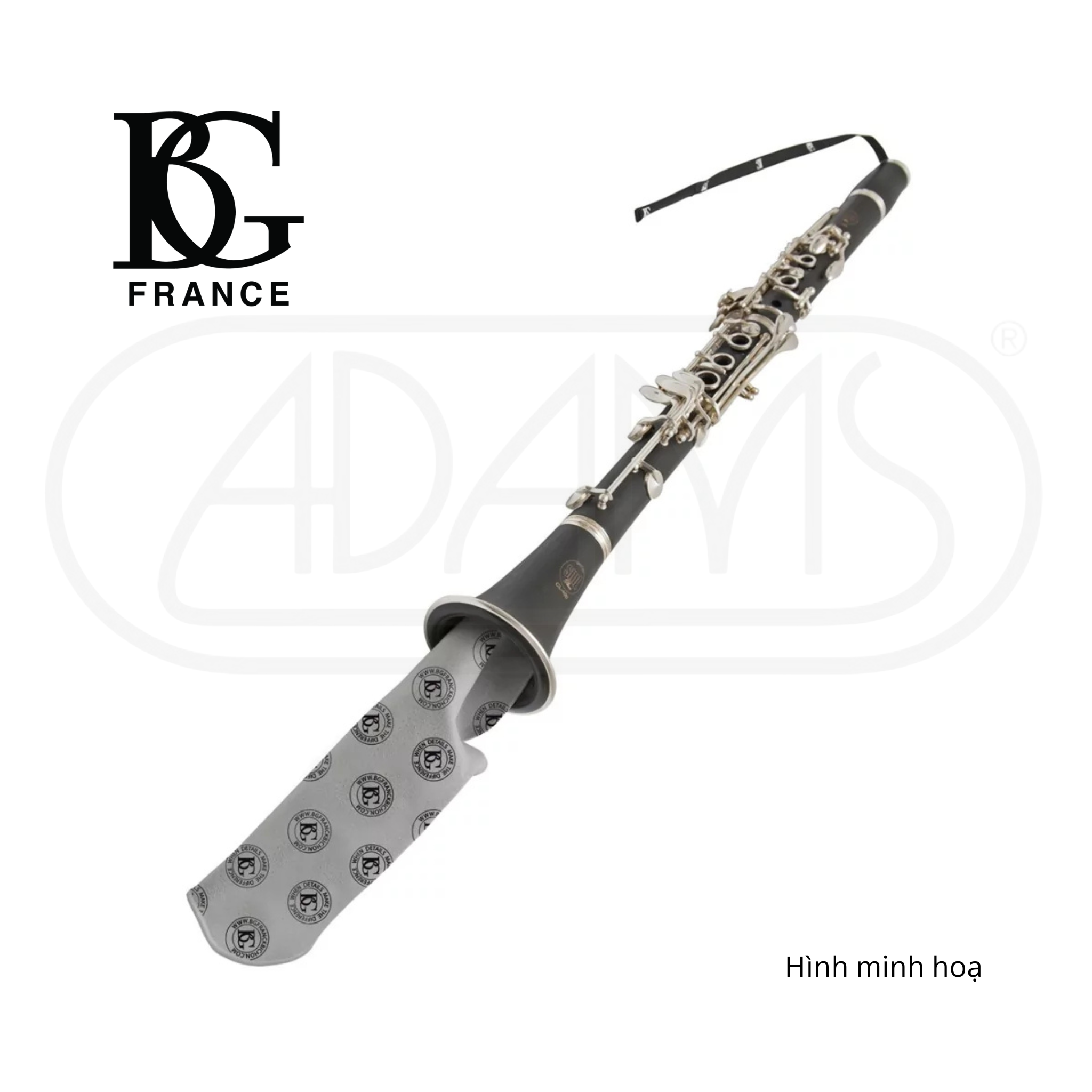  Khăn Lau Kèn Clarinet Bb BG France Body Swab -  A32 
