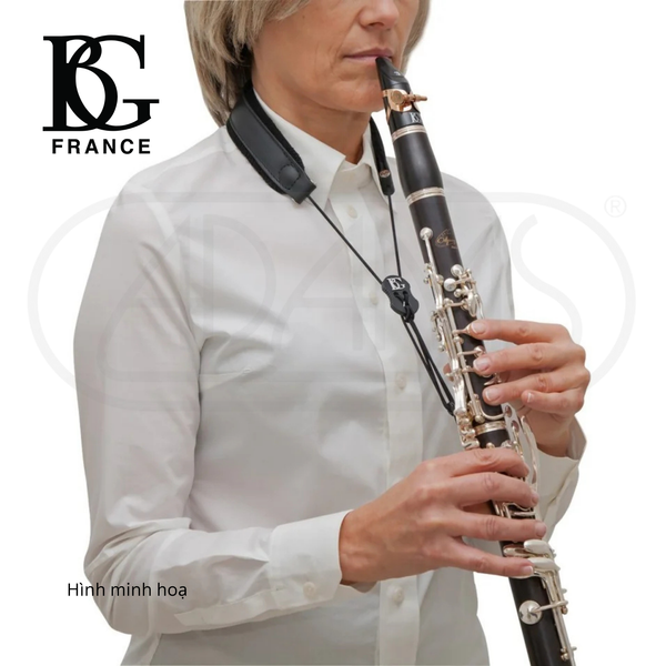  Dây đeo kèn Bb Clarinet C23LP - BG France LEATHER NON-ELASTIC STRAP 