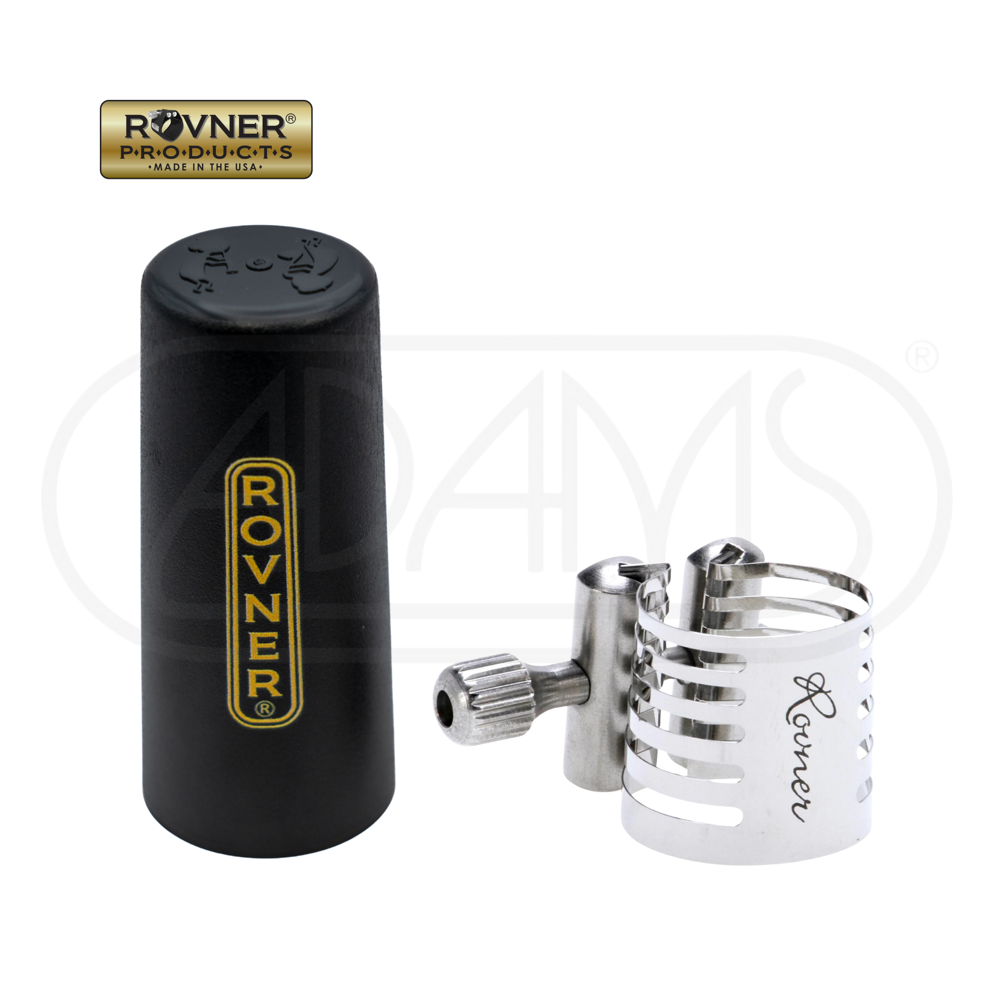  Ligature Rovner Platinum P-2M cho bec Sax Metal Tenor Slim / Alto Large 