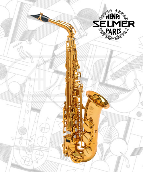  Kèn Saxophone Alto Henri SELMER Paris Signature - Gold Plated 