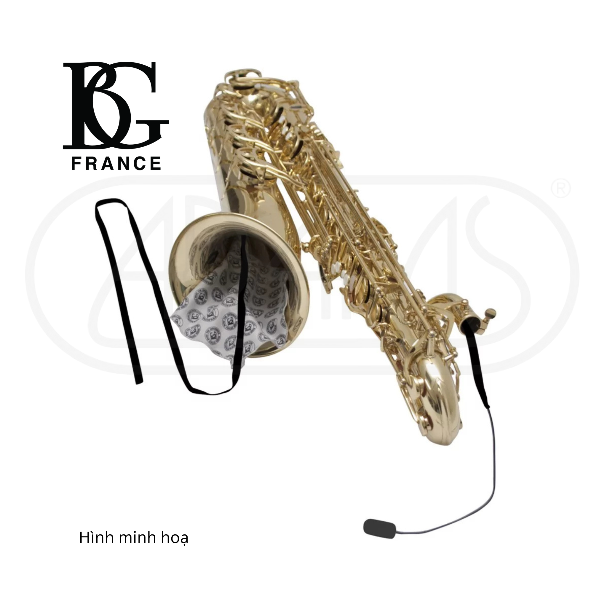  Khăn luồng lau kèn Saxophone Baritone A30SB BG France - BODY SWAB - BARITONE SAX 