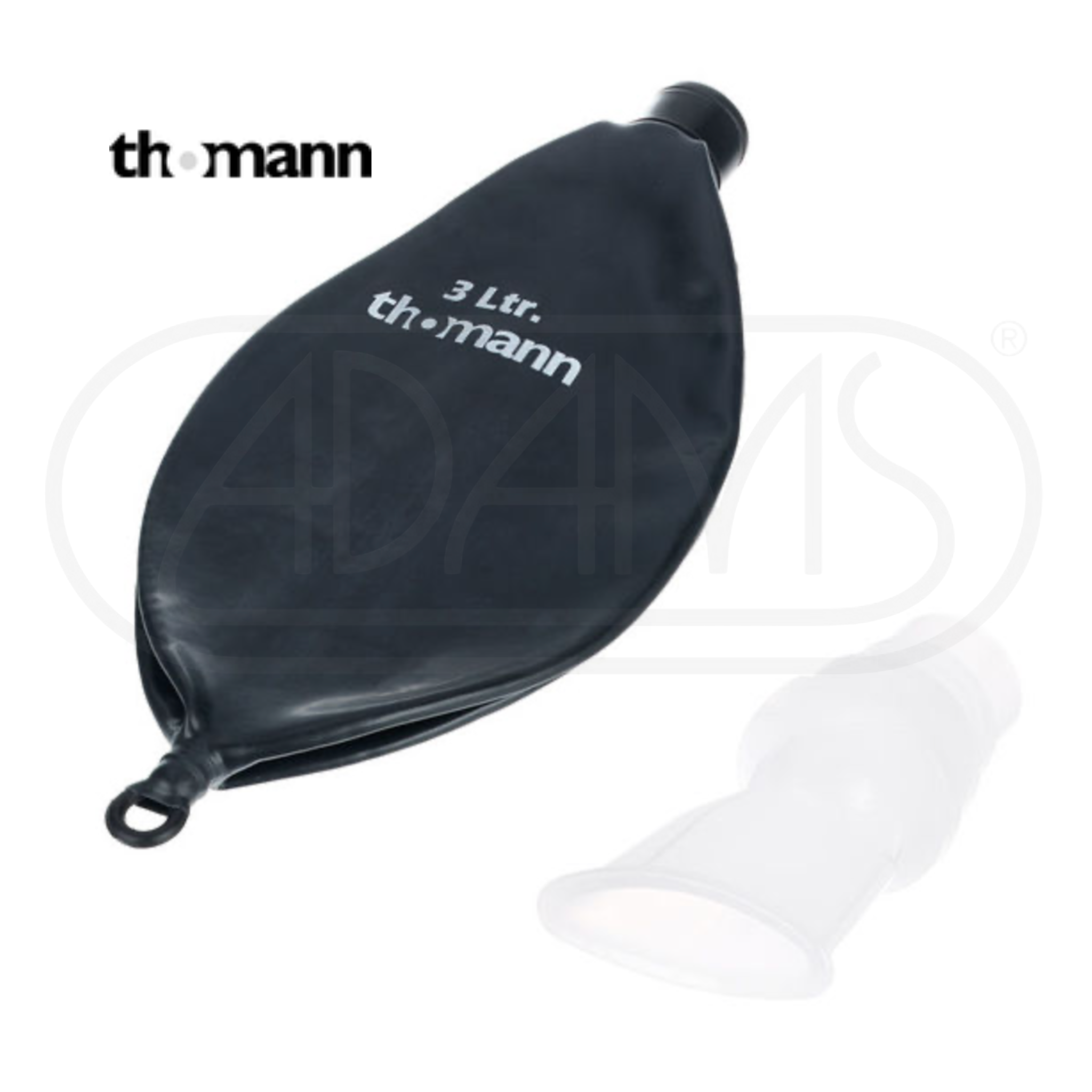  Túi 3L tập hơi thở + dung tích phổi cho người kèn, Ca sĩ Thomann Breathing Bag 3 Liter Set 