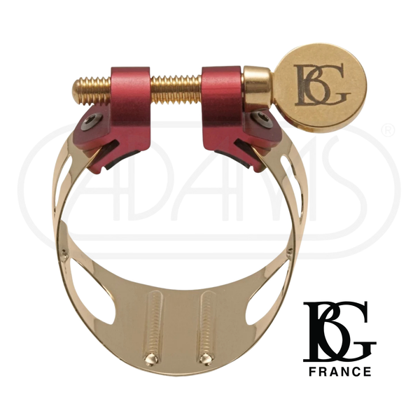  Ligature Alto Sax & Bb Clarinet Duo Gold Lacquered - BG France LD0 