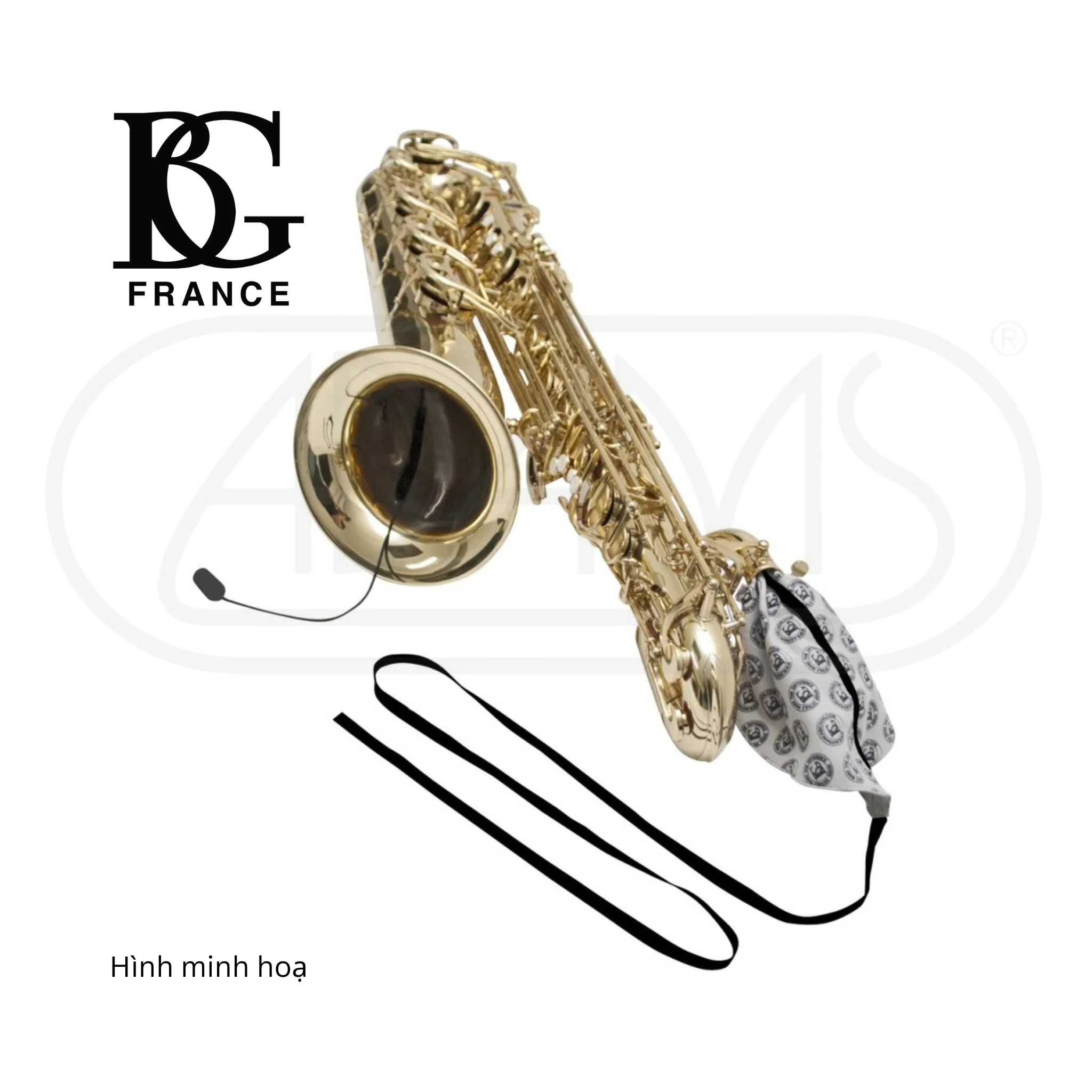  Khăn luồng lau kèn Saxophone Baritone A30SB BG France - BODY SWAB - BARITONE SAX 