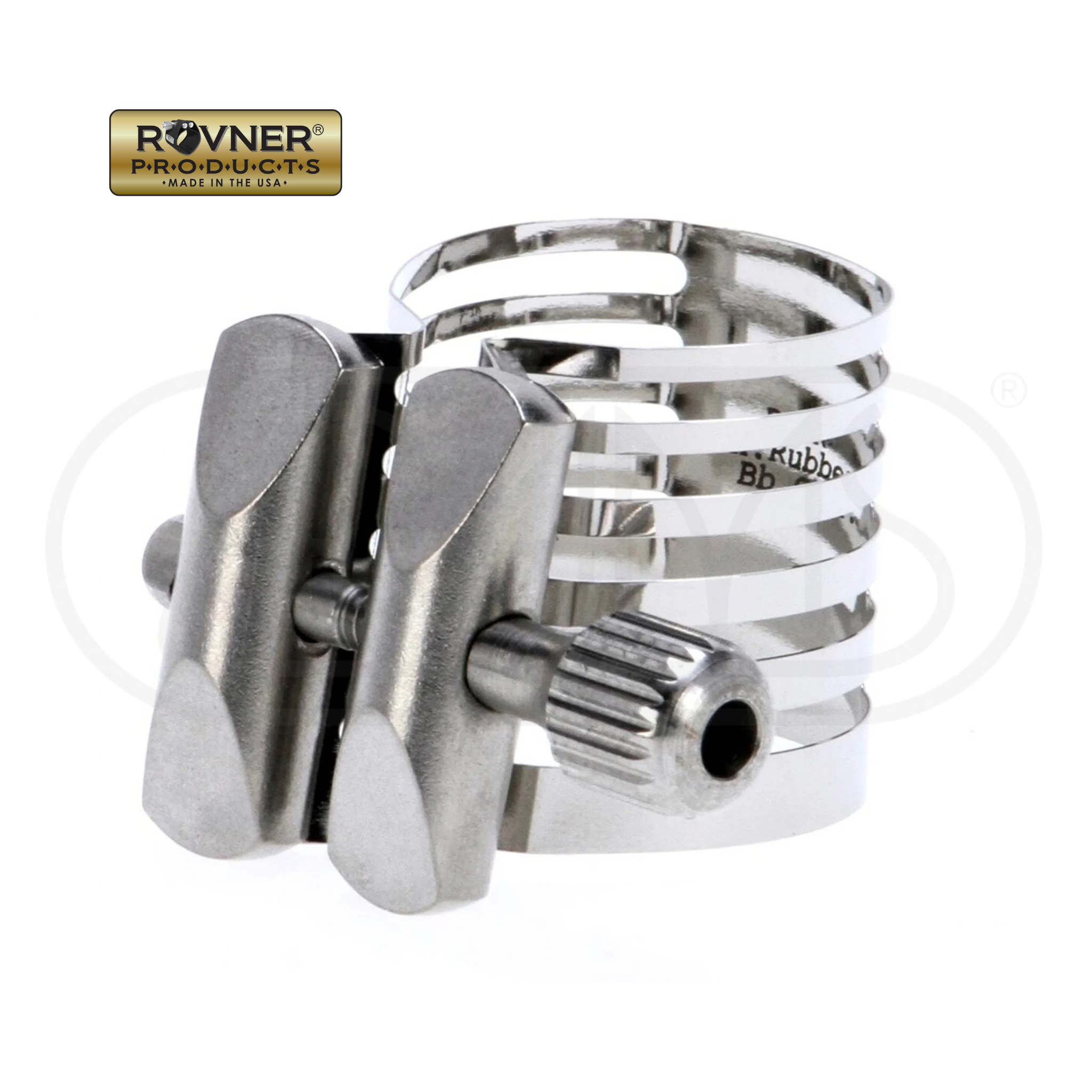  Ligature Rovner Platinum P-2M cho bec Sax Metal Tenor Slim / Alto Large 