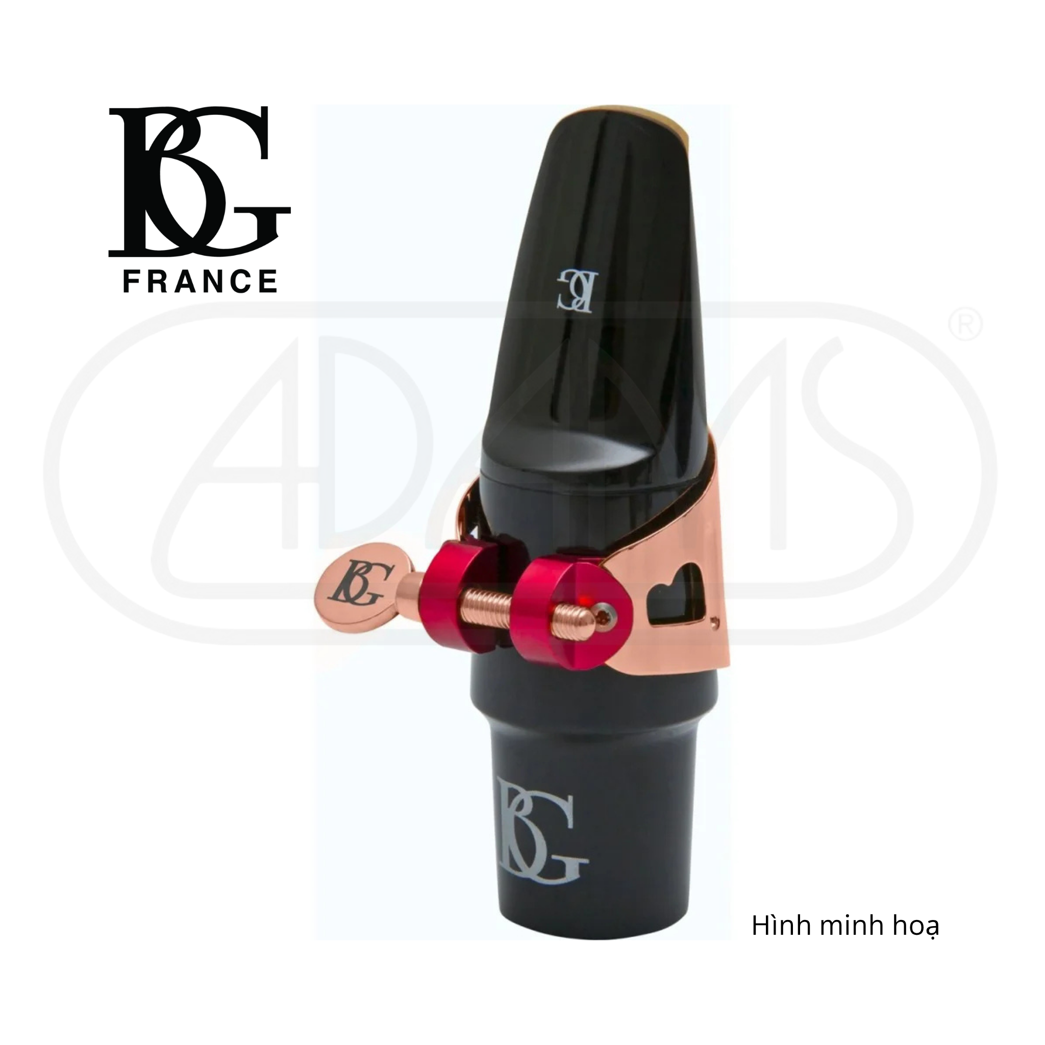  Ligature Alto Sax & Clarinet Bb Duo Rose Gold - BG France LD9 