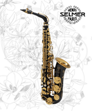  Kèn Saxophone Alto Henri SELMER Paris Supreme - Black Gold Lacquer 