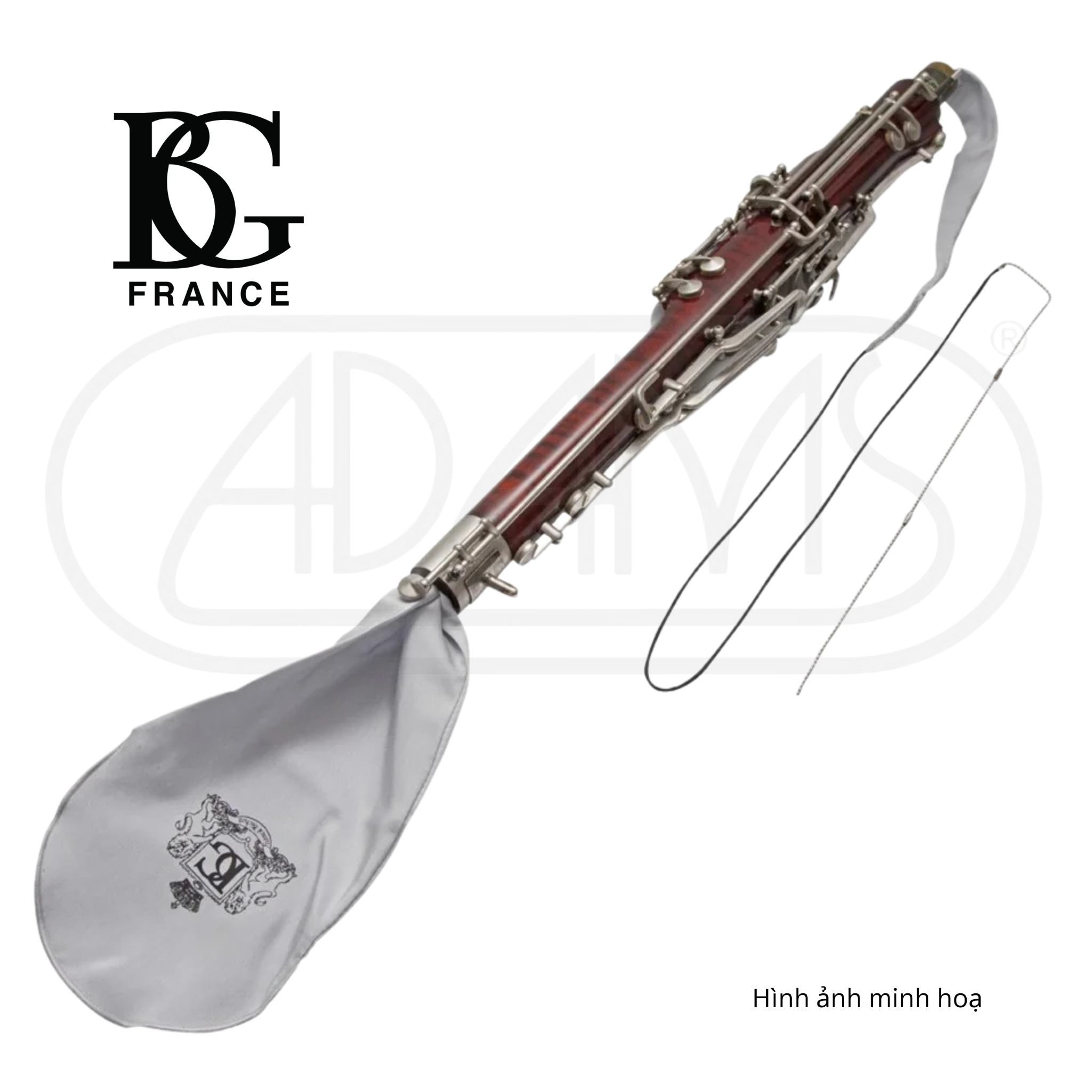  Khăn lau thân kèn Bassoon - Fagott Swing & body Swab BG A34A 