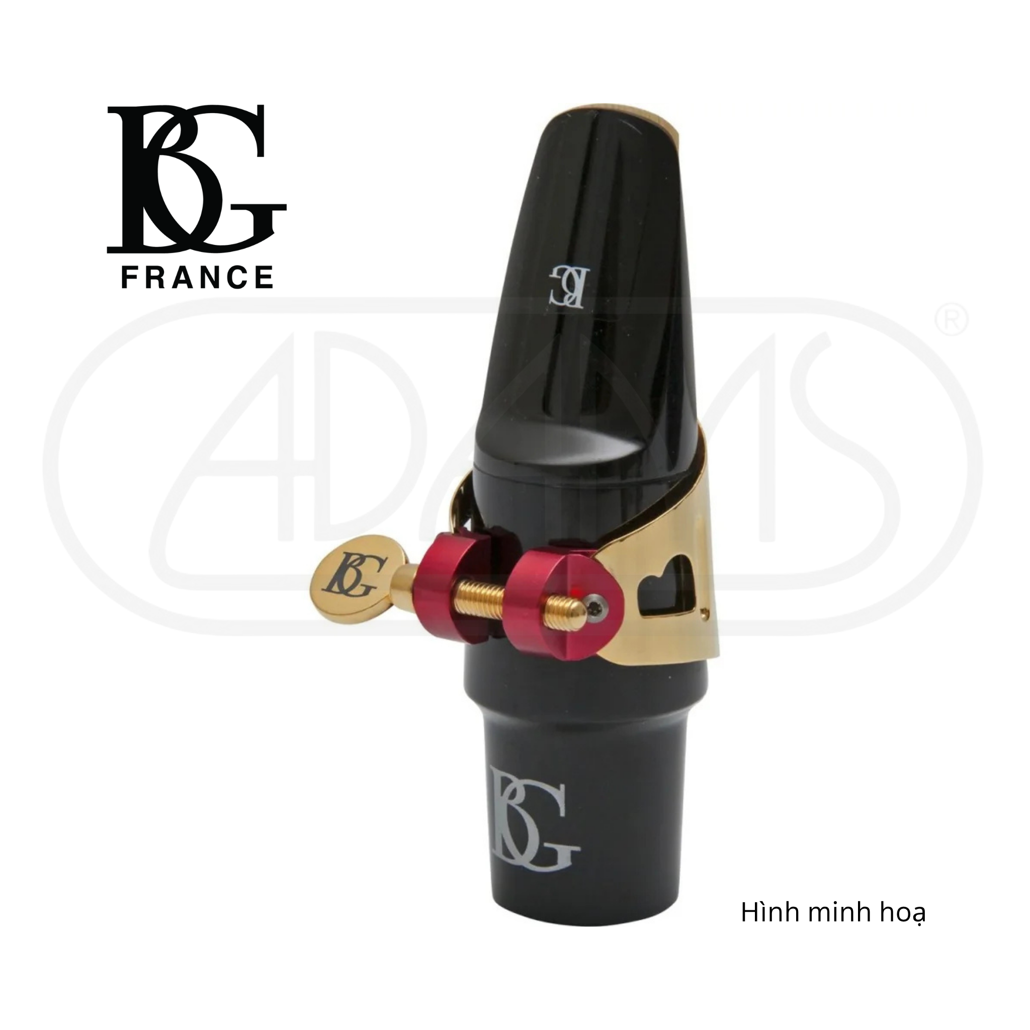  Ligature Alto Sax & Bb Clarinet Duo Gold Lacquered - BG France LD0 