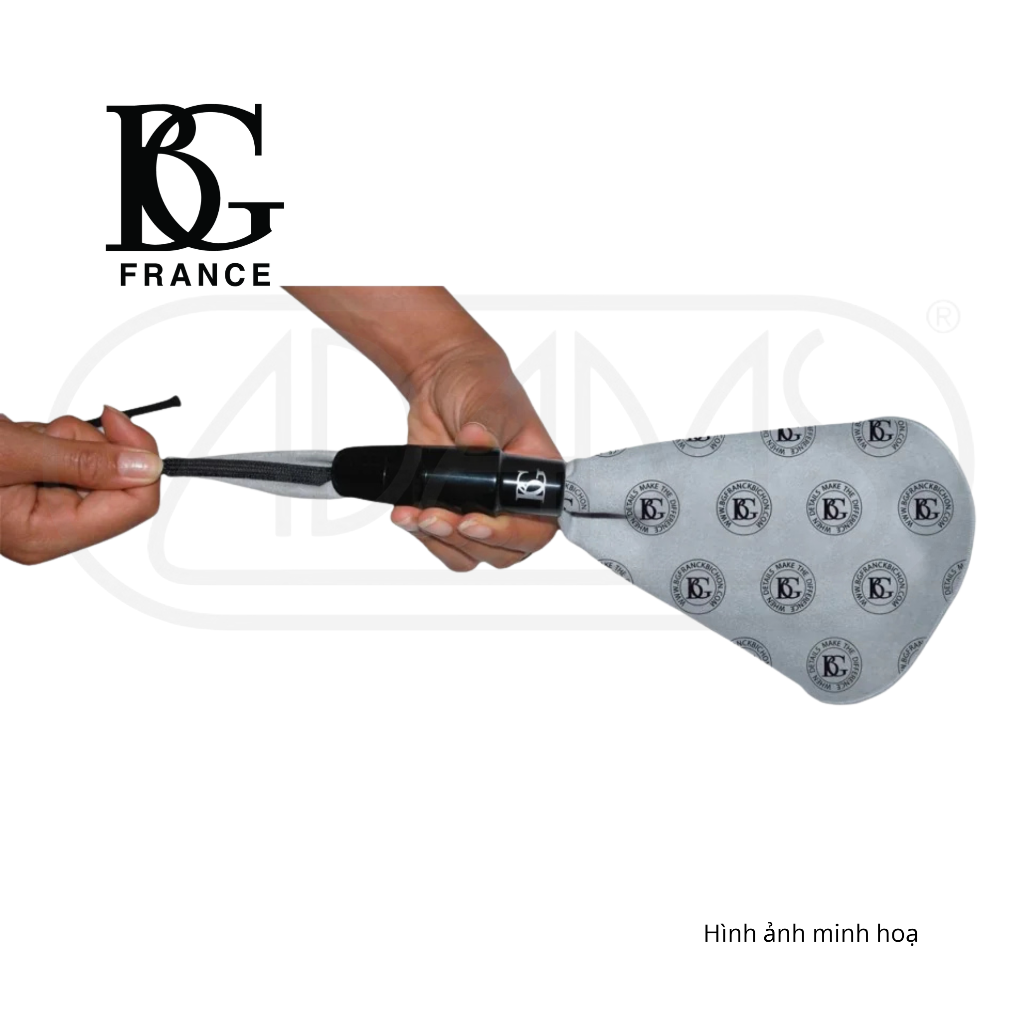  Khăn lau cổ kèn và Bec Saxophone - Clarinet Microfiber BG NECK + MOUTHPIECE SWAB A31 