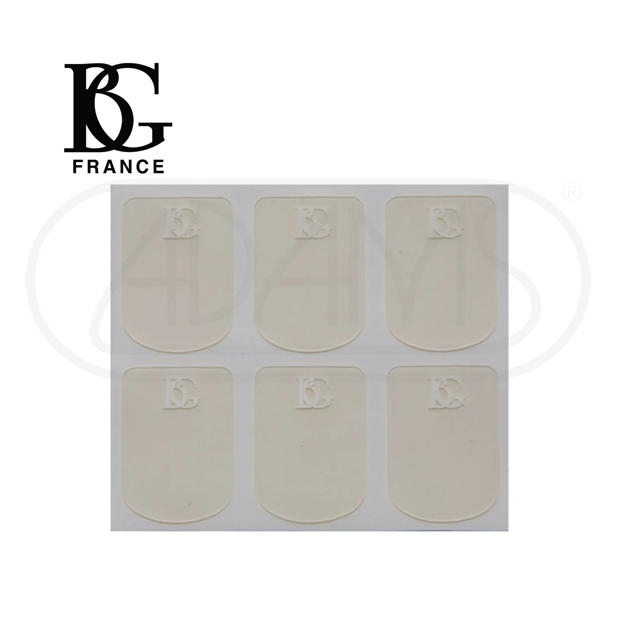  Miếng dán béc kèn Saxophone - Clarinet - A14SB BG France MOUTHPIECE CUSHIONS CLEAR SMALL 0.2MM 