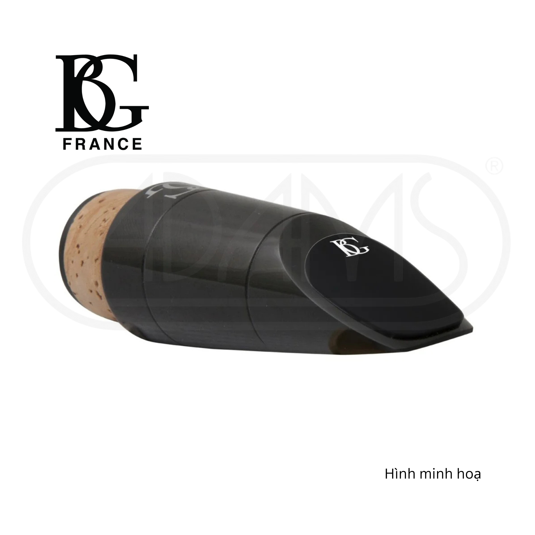  Miếng dán bec kèn Saxophone - Clarinet A10LB BG France MOUTHPIECE CUSHIONS BLACK LARGE 0.8MM 