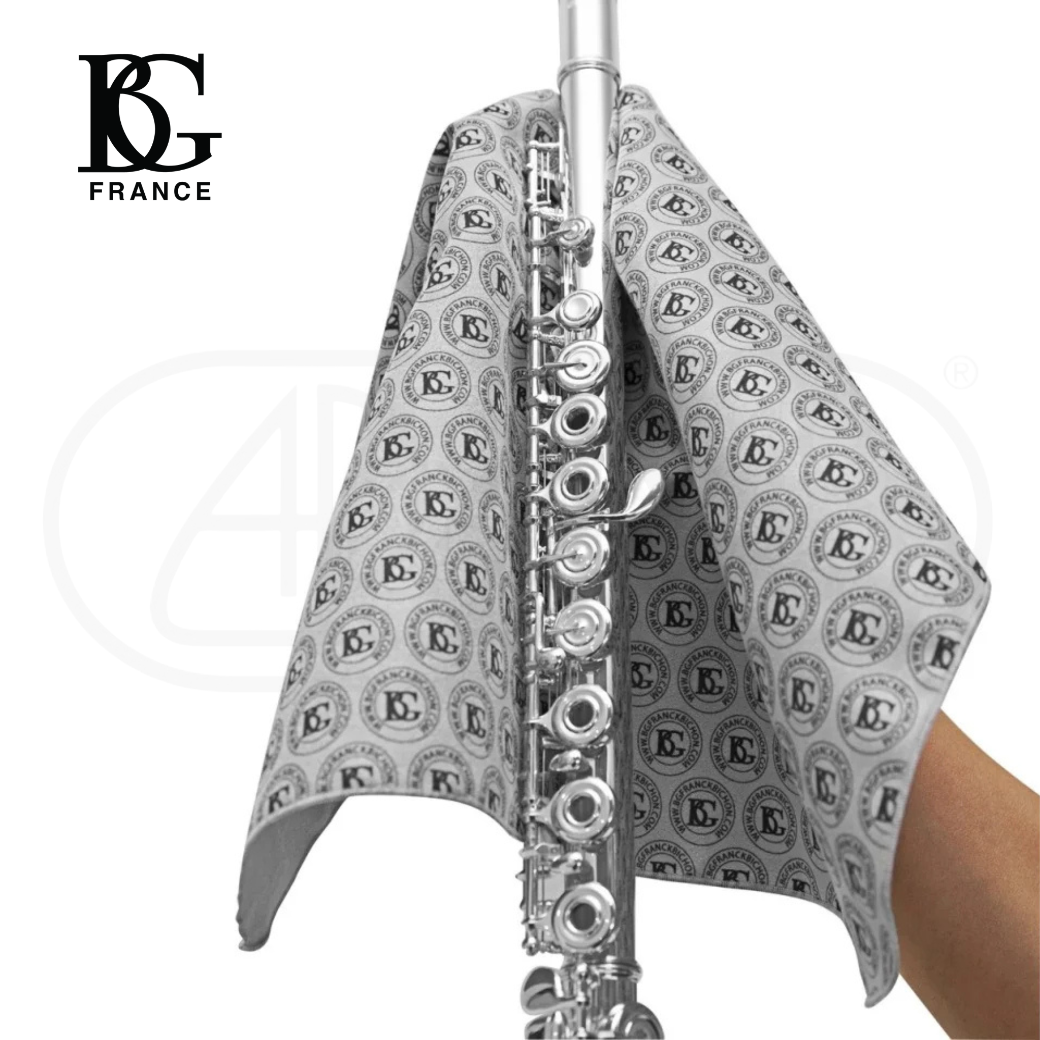  Khăn lau nhạc cụ Microfiber đa năng cao cấp cỡ lớn - BG France UNIVERSAL CARE CLOTH - LARGE SIZE A62L 