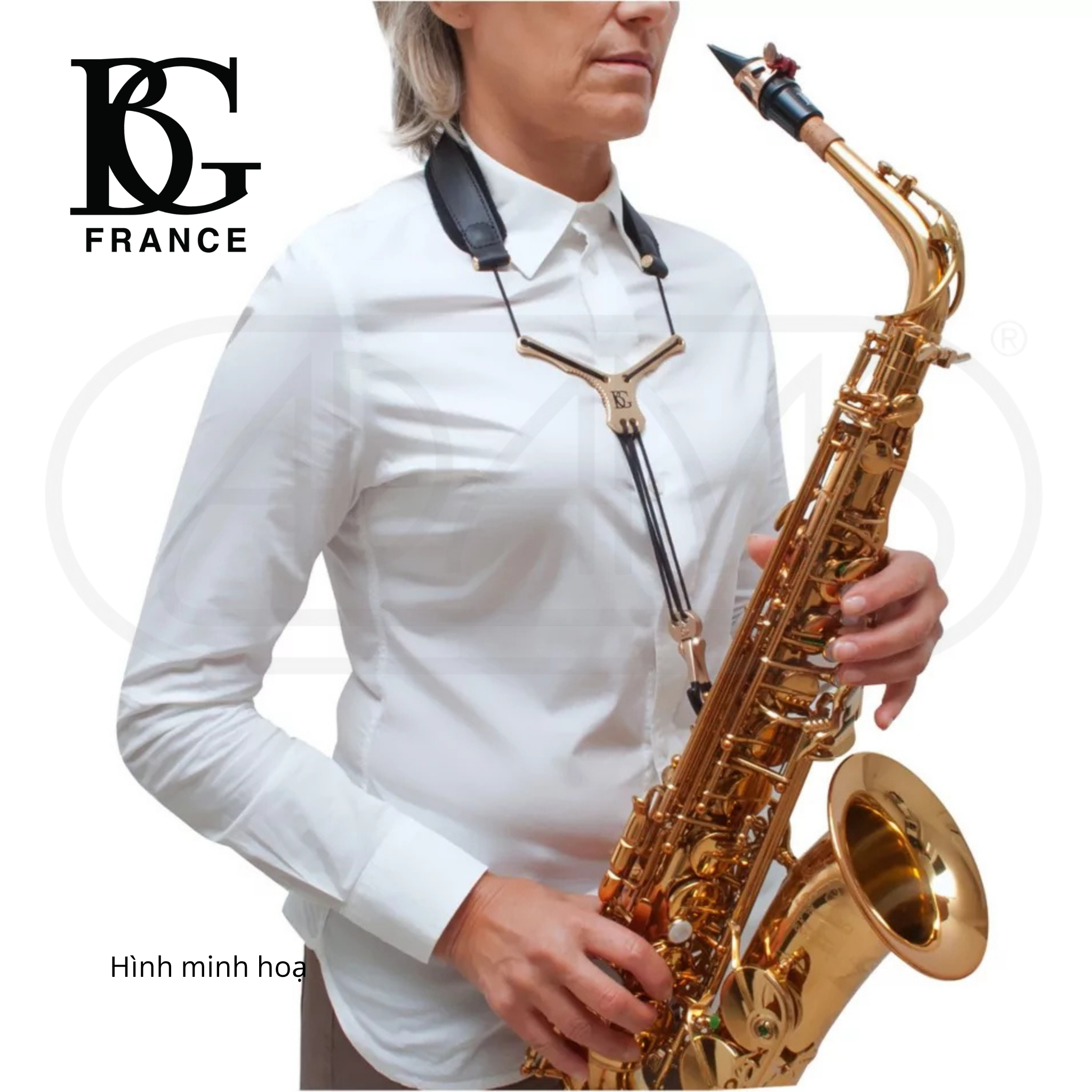  Dây đeo kèn Saxophone BG France Neck Zen Metal S20YMSH 
