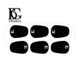  Miếng dán bec kèn Saxophone - Clarinet A10LB BG France MOUTHPIECE CUSHIONS BLACK LARGE 0.8MM 