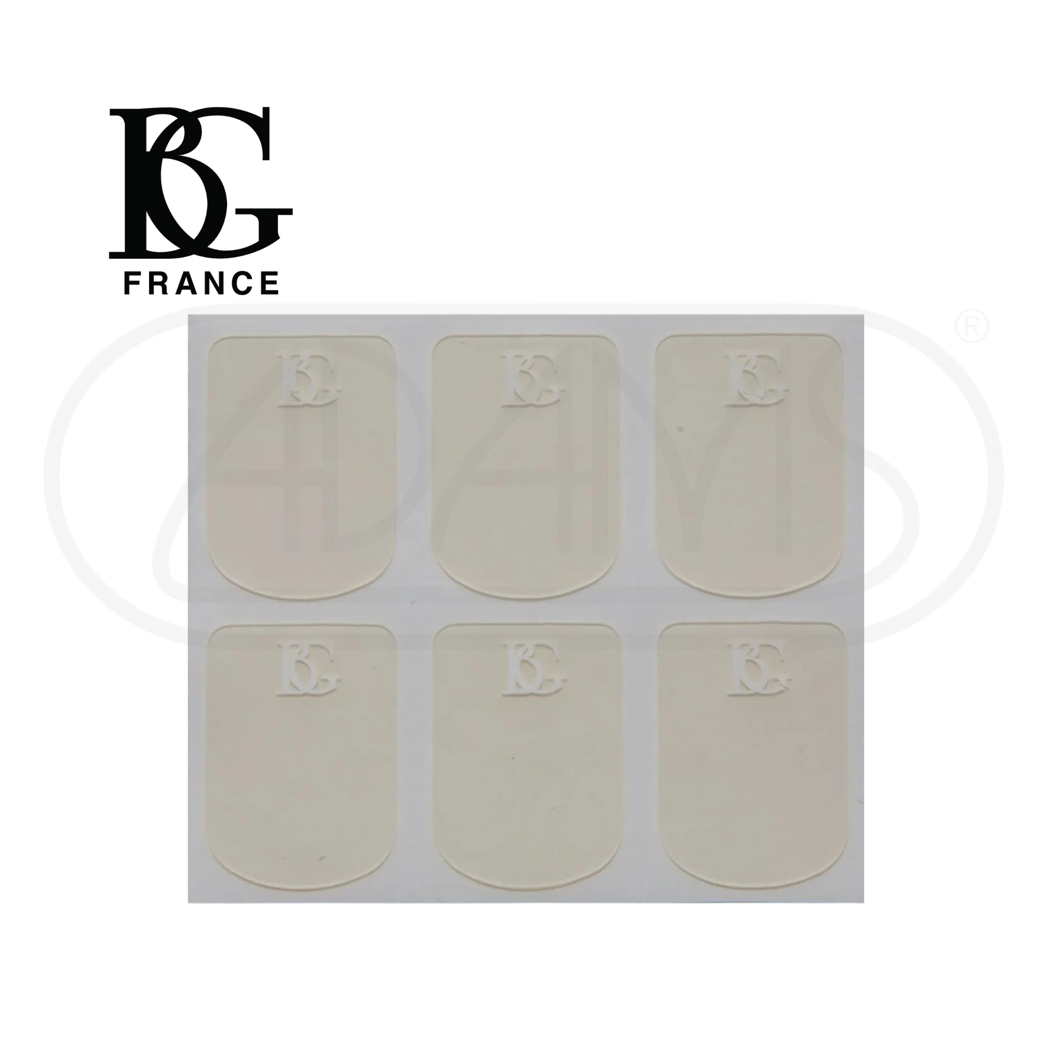  Miếng dán béc kèn Saxophone - Clarinet A11SB BG France MOUTHPIECE CUSHIONS CLEAR SMALL 0.4MM 
