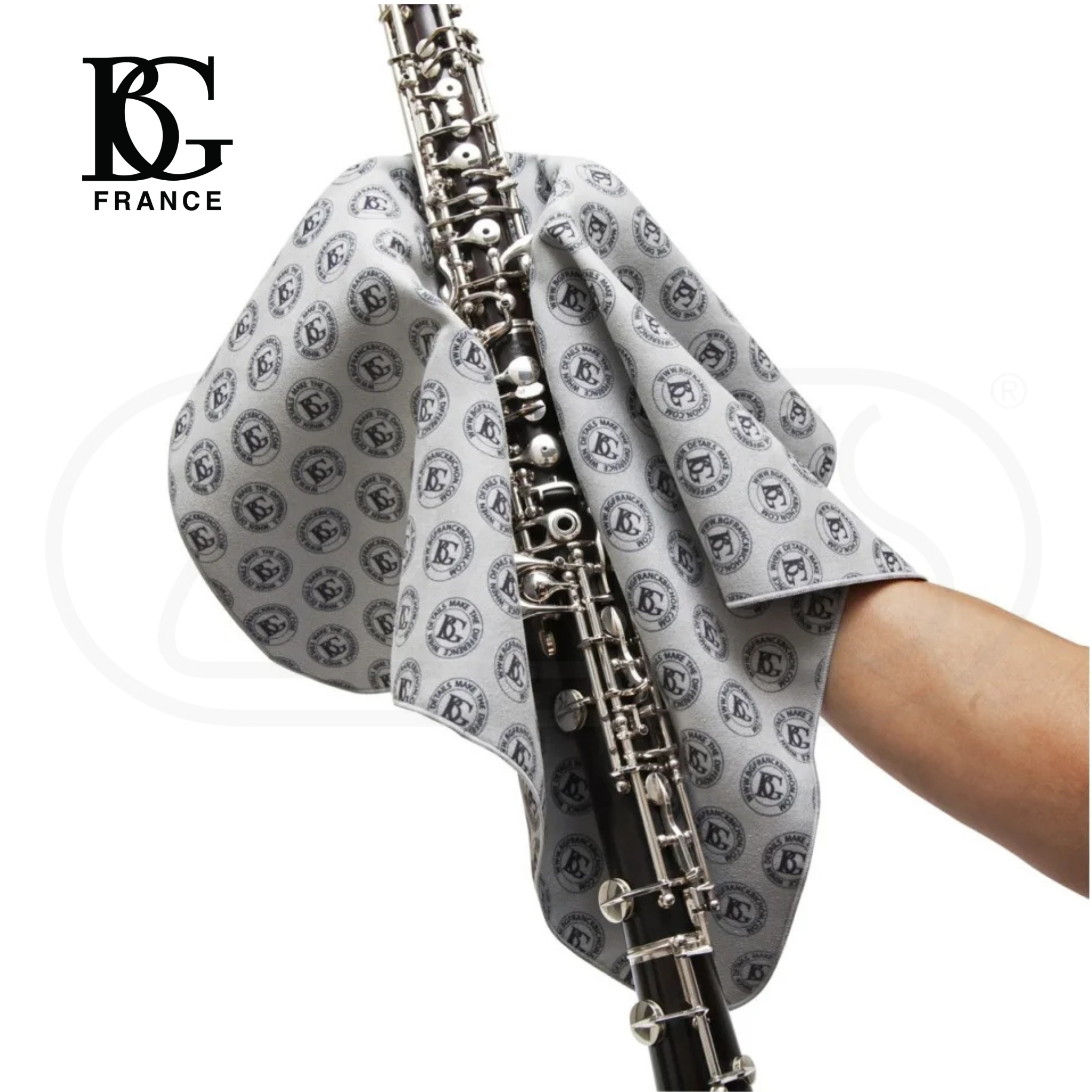  Khăn lau nhạc cụ Microfiber đa năng cao cấp cỡ lớn - BG France UNIVERSAL CARE CLOTH - LARGE SIZE A62L 