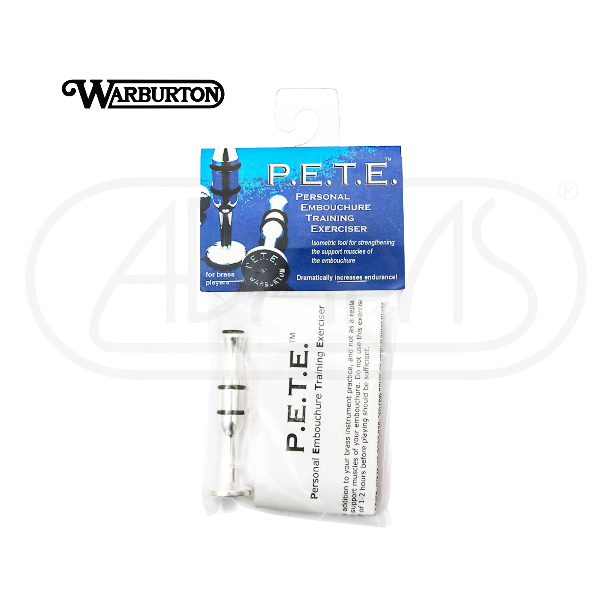  Dụng cụ tập luyện cơ môi cho kèn Đồng/ Personal Embouchure Training Exerciser P.E.T.E (for Brass) Warburton 