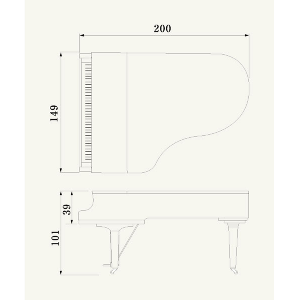  Đàn Piano Grand Yamaha C5 