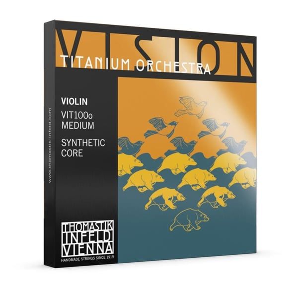  Bộ Dây đàn Violin Vision Titanium Orchestra 4/4 medium String Thomastik Infeld VIT100o 