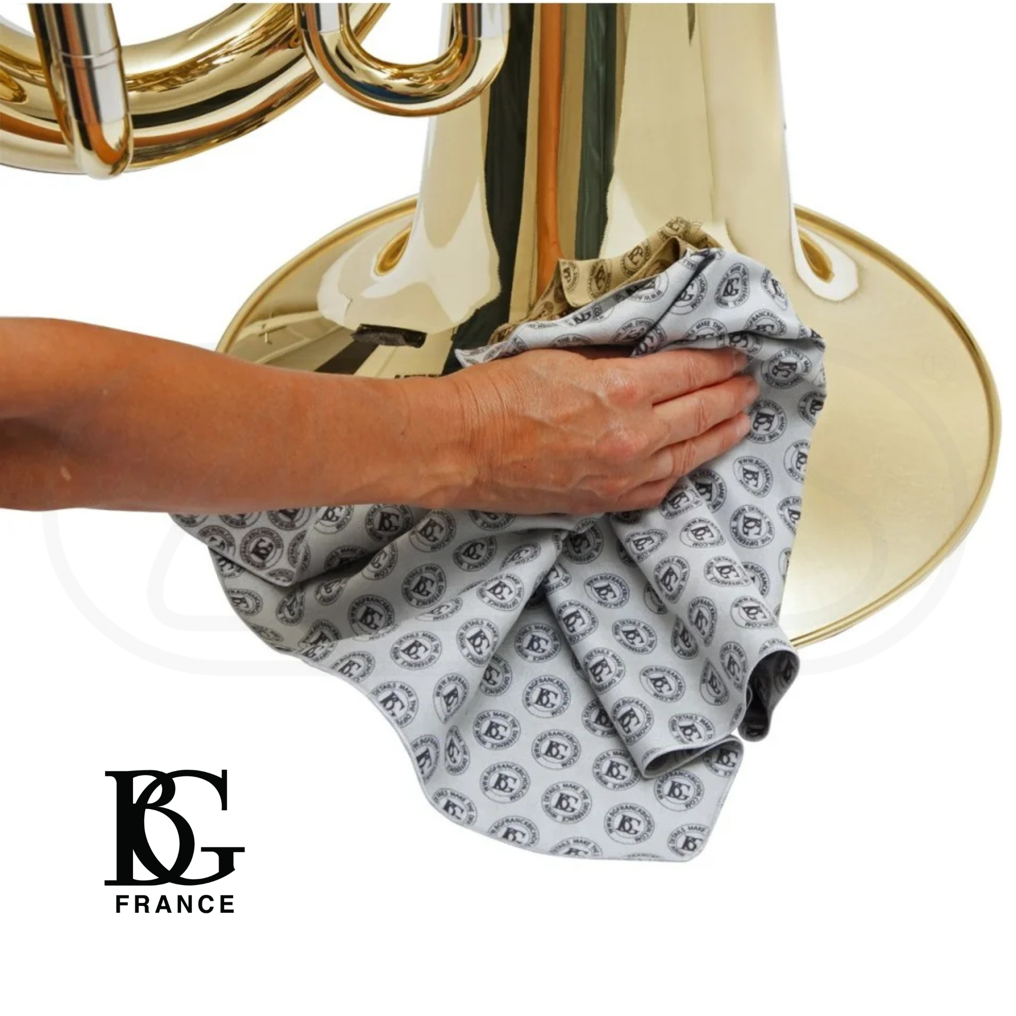  Khăn lau nhạc cụ Microfiber đa năng cao cấp cỡ lớn - BG France UNIVERSAL CARE CLOTH - LARGE SIZE A62L 