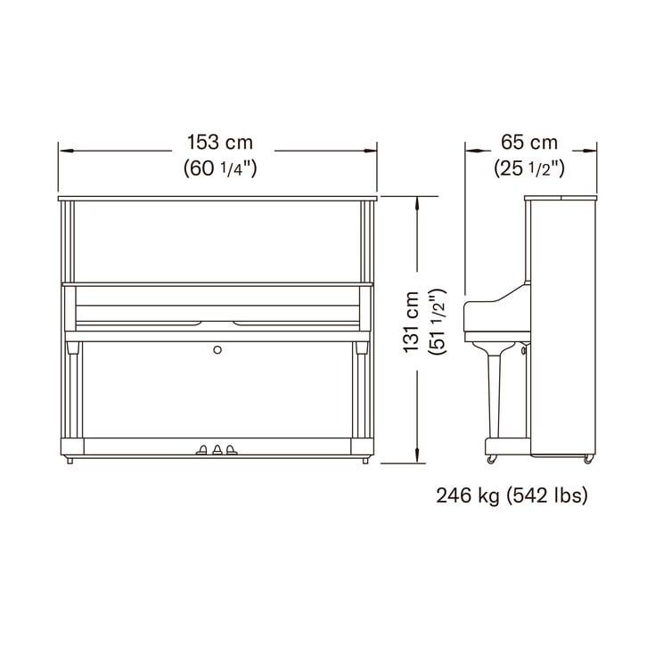  Đàn piano Upright Yamaha U3 PE 