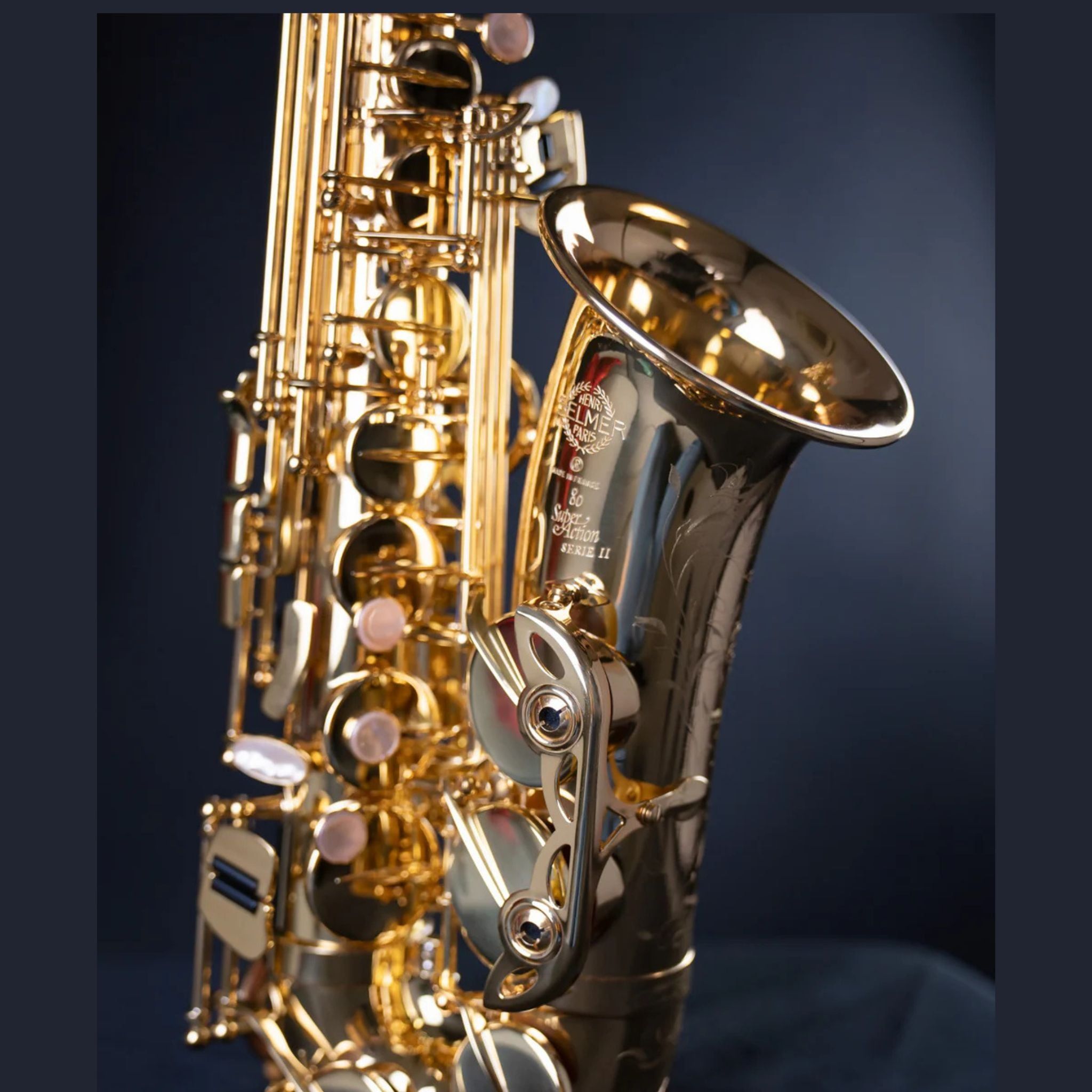  Kèn Saxophone Alto Selmer SA80 II Gold Lacquered 