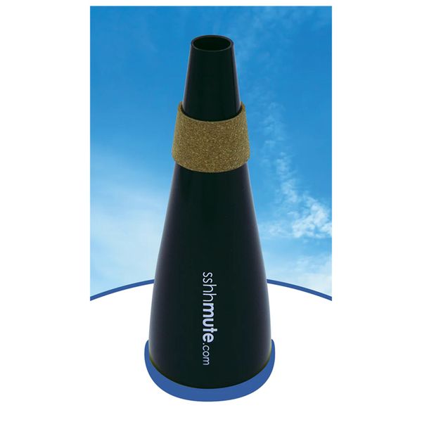  Giảm âm kèn Trumpet - Cornet Mute Practice Sshhmute Black/Blue 