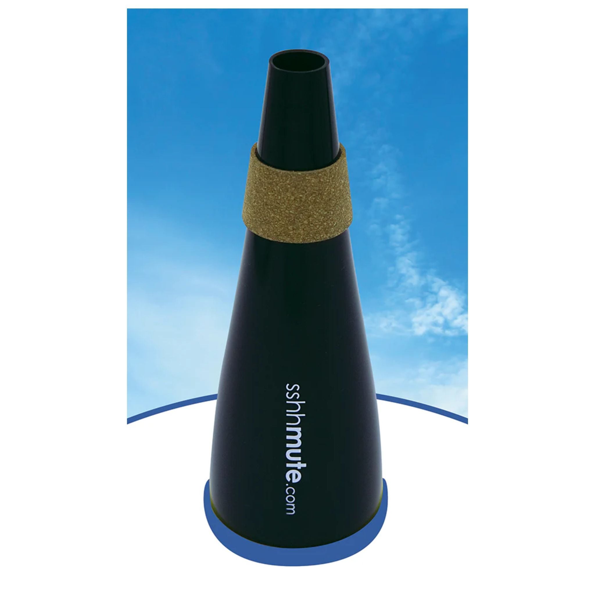  Giảm âm kèn Trumpet - Cornet Mute Practice Sshhmute Black/Blue 