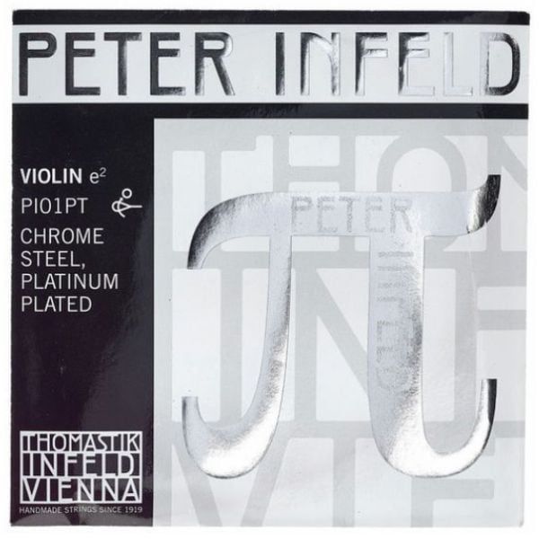  Dây đàn Violin Thomastik Infeld Peter 4/4 medium E¹ Chrome steel, platinum plated PI01PT 