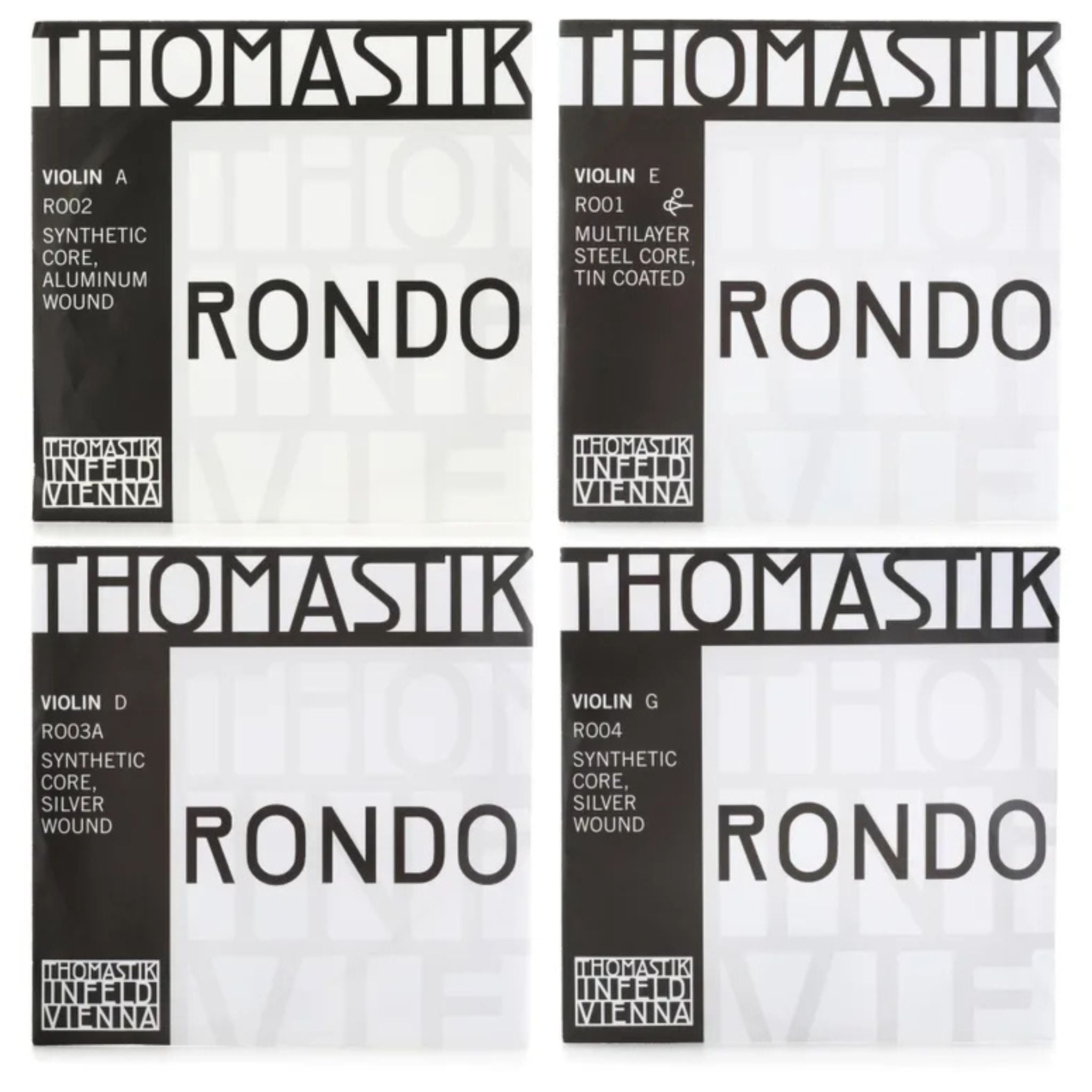  Bộ Dây đàn Violin Rondo 4/4 medium String Thomastik Infeld RO100 
