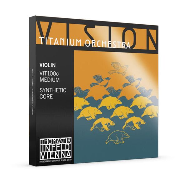  Bộ Dây đàn Violin Vision Titanium Orchestra 4/4 medium String Thomastik Infeld VIT100o 