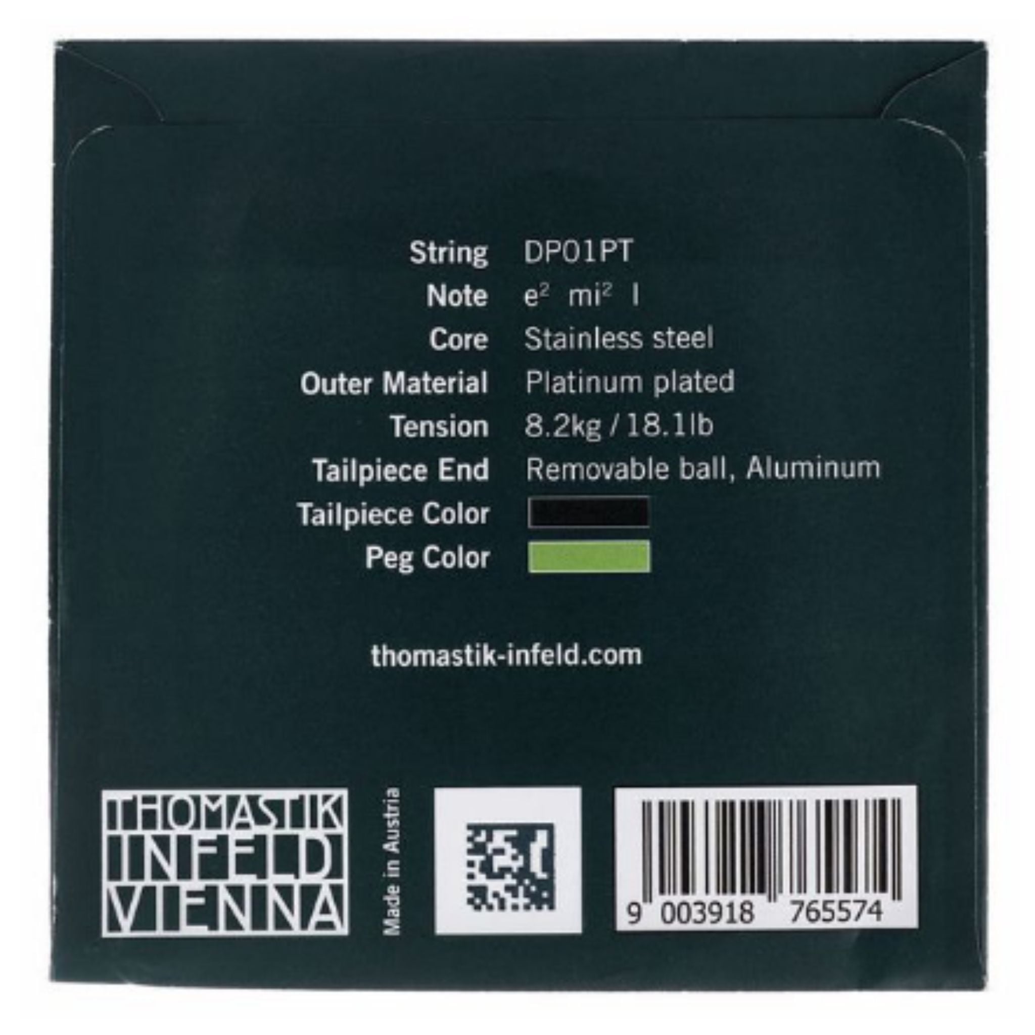  Dây đàn Violin Dominant Pro e String 4/4 medium Thomastik Infeld DP01PT 