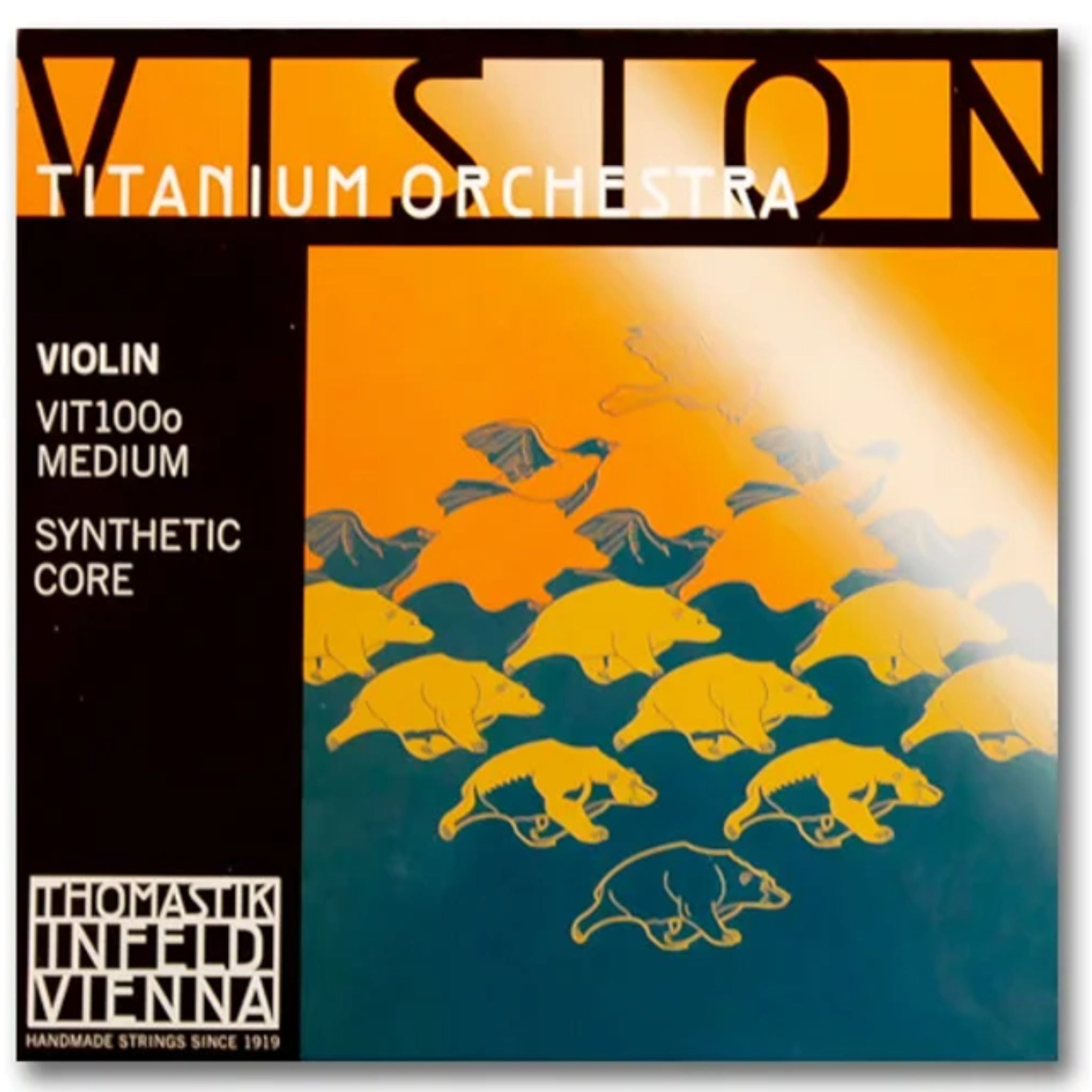  Bộ Dây đàn Violin Vision Titanium Orchestra 4/4 medium String Thomastik Infeld VIT100o 