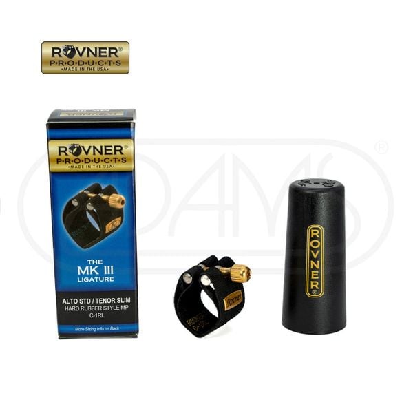  Ligature Rovner MKIII C-1RL bec Sax nhựa (HR) Alto Std /Tenor Slim 