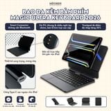  [2026] Bao Da Kèm Bàn Phím Magic Ultra Keyboard cho iPad by MèoBer dành cho iPad Pro, Air, 11inch, 12,9inch, M1 M2 M4 