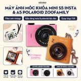  Máy Ảnh Móc Khóa Series Charmera Mini S5 Insta & A5 Polaroid ZooFamily – Chụp 64MP, quay video, filter & sticker độc quyền Y2K by MèoBer 