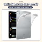  Ốp iPad Acrylic trong suốt Liquid DIY Button Decor Pro 11, Air 4/5/6/7, Gen7/8/9/10/11, Pro M4 - lưng trong suốt kèm nút và keo dán by MèoBer 