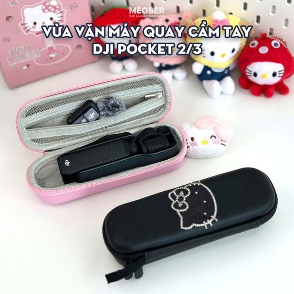  Hộp đựng máy quay cầm tay Pocket 2/3 đa năng - Thiết kế cute, chia ngăn thông minh bảo vệ tối đa by MèoBer 