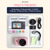  [Tặng thẻ nhớ] Máy Chụp Hình Digital MX10 UltraHD - Chụp giả lập màu phim 64MP, quay video 4K, màn hình lật, tích hợp Wi-Fi by MèoBer 