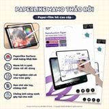  [Made in Japan] Dán màn hình iPad Paperlike Nano - Nhám mịn mới, hỗ trợ tháo rời nano, tăng cường hiển thị by MèoBer 